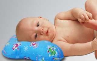 Ортопедическая подушка для грудничков при кривошее