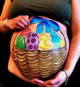 бодиарт для беременных