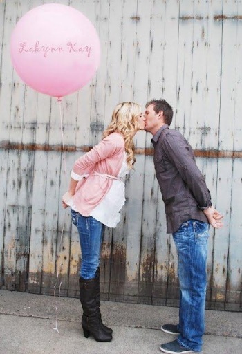 фотосессия с шариком беременная с шариком