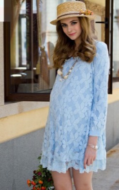 летний гардероб беременной летнее платье