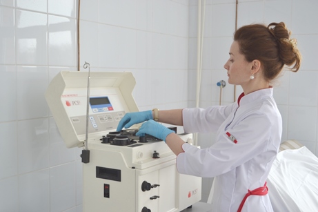 кровь в центрифуге