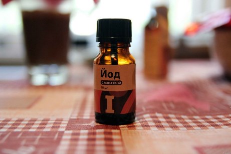 определение беременности йодом