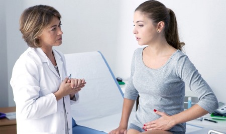 симптомы загиба матки